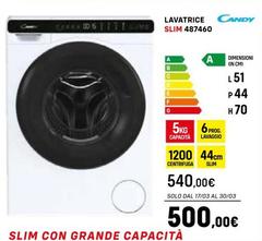 Candy - Lavatrice Slim 487460