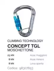 Climbing Technology Concept Tgl Moschettone