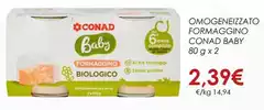 Conad - Omogeneizzato Formaggino Baby