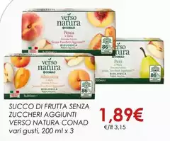 Tura - Succo Di Frutta Senza Zuccheri Aggiunti Verso Natura
