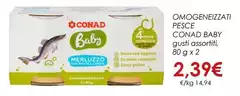 Conad - Omogeneizzati Pesce