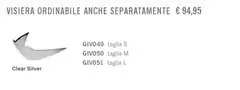 Visiera Ordinabile Anche Separatamento