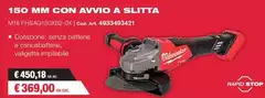 Milwaukee - 150 Mm Con Avvio A Slitta