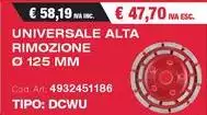 Milwaukee -  Universale Alta Rimazione 125 Mm