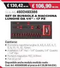 Set Di Bussole A Macchina Lunghe Da 1/4
