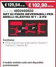 Set Di Pinze Reversibili Per Anelli Elastici N°1-3 Pz