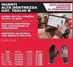Milwaukee - Guanti Alta Destrezza Cat. Taglio B