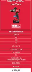 M18 Onefp03-5002x