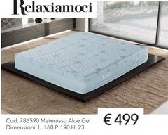 Materasso Aloe Gel Dimension