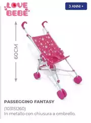 Love Bebe - Passeggino Fantasy Love Bebe - Passeggino Fantasy