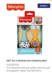 Fisher Price - Set Di 2 Maracas Sonaglino