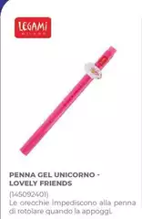 Legami Milano - Penna Gel Unicorno-Lovely Friends
