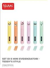Legami Milano - Set Di 6 Mini Evidenziatori-Teddy's Style