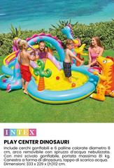 Intex - Play Center Dinosauri