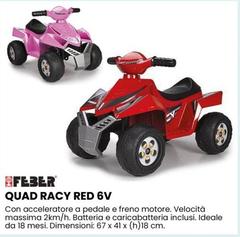 Feber - Quad Racy Red 6v