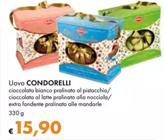 Condorelli - Uovo Cioccolato Bianco Pralinato Al Pistacchio