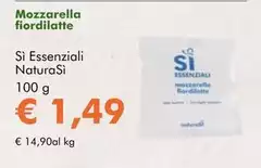 NaturaSì - Mozzarella Fiordilatte