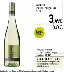Grigolli - Muller Thurgau DOC