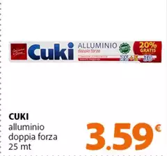 Cuki - Alluminio Doppia Forza