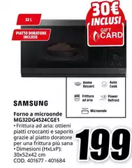 Samsung - Forno A Microonde MG32DG4524CGE1-