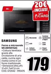 Samsung - Forno A Microonde MC28H5015AS