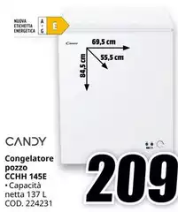 Candy - Congelatore Pozzo CCH 145E