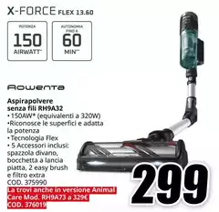 Rowenta - Aspirapolvere Senza Filir H9A32