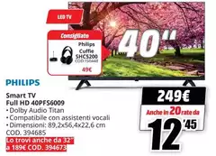 Philips - Smart TV Full HD 40PFS6009