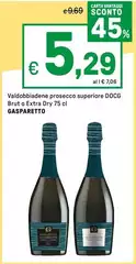 Gasparetto - Valdobbiadene Prosecco Superiore DOCG Brut O Extra Dry