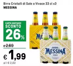 Messina - Birra Cristalli Di Sale O Vivace
