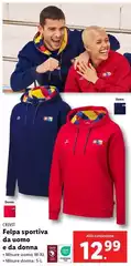 Crivit - Felpa Sportiva Da Uomo E Da Donna