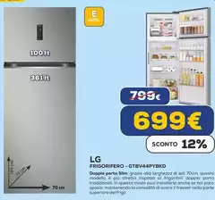 LG - Frigorifero GTBV44PYBKD
