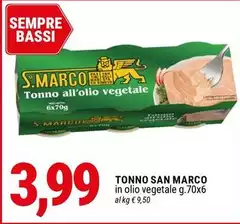 San marco - Tonno In Olio Vegetale