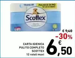 Scottex - Carta Igienica Pulito Completo