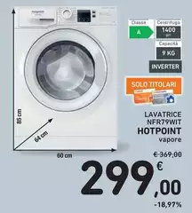 Hotpoint - Lavatrice NFFR79WIT