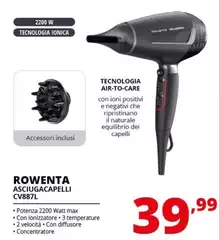 Rowenta - Asciugacapelli CV887L 