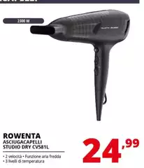 Rowenta - Asciugacapelli Studio Dry CV581L 
