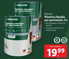 Parkside - Plastica Liquida Per Pavimenti, 5 L