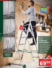 Parkside - Scala Pieghevole Multifunzione