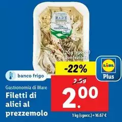 Gastronomia Di Mare - Filetti Di Alici Al Prezzemolo
