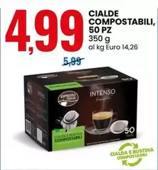 Espresso - Cialde Compostabili, 50 Pz