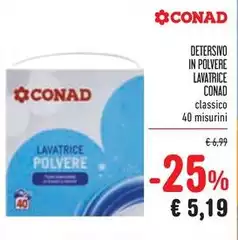 Conad - Detersivo In Polvere Lavatrice