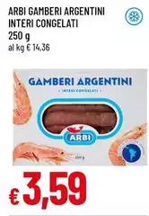 Arbi - Gamberi Argentini Interi Congelati