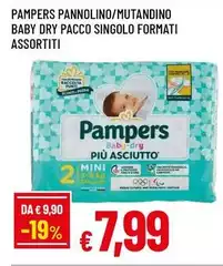 Pampers - Pannolino/Mutandino Baby Dry Pacco Singolo