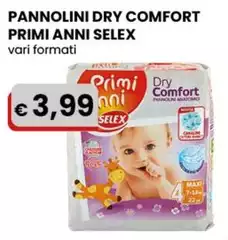 Selex - Pannolini Dry Comfort Primi Anni