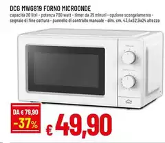Dcg eltronic - MWGB19 Forno Microonde