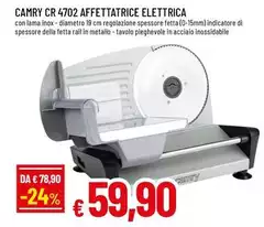 4702 Affettatrice Elettrica