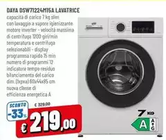 Daya - DSW71224M15A Lavatrice