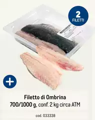 Filetto Di Ombrina 700/1000 G