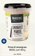 Fresh - Purea Di Lemongrass